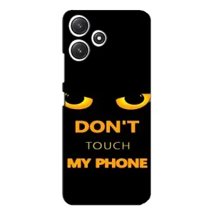 Чехол с Прикольным принтом на Xiaomi POCO M6 Pro (5G) (Не трогай мой телефон)