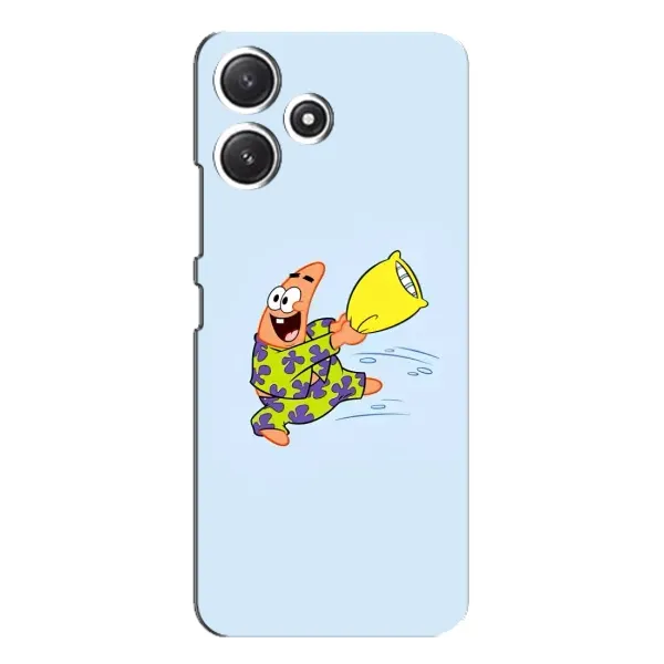 Чехол с рисунком «Патрик с подушкой» для Xiaomi POCO M6 Pro (5G)