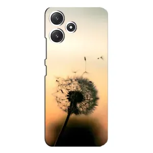 Силіконовий Чохол з кульбабками на Xiaomi POCO M6 Pro (5G) (Роздмухана кульбабка)