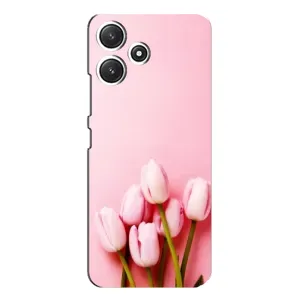 Чохли з картинкою (Тюльпани) на Поко М6 Про (5G) (Рожеві тюльпани)