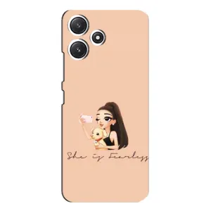 Силіконовый Чохол на Xiaomi POCO M6 Pro (5G) з картинкой Модных девушек (З собакою)