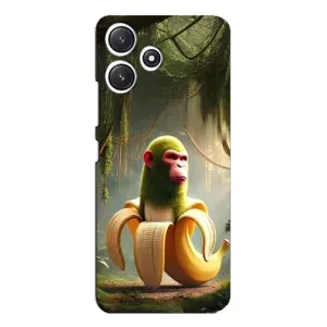 Чехол с мемами тралалело тралала для Xiaomi POCO M6 Pro (5G) (Шимпанзини бананини)