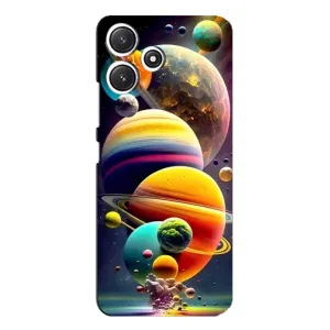 Чохол (ТПУ) з планетами на Xiaomi POCO M6 Pro (5G) (Сонячна система)