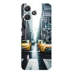 Силиконовый бампер (Работники) на Xiaomi POCO M6 Pro (5G) (Такси)