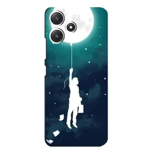 Чохол (ТПУ) з планетами на Xiaomi POCO M6 Pro (5G) (To The moon)