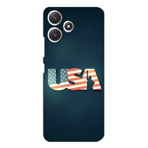 Чохол Прапор USA для Xiaomi POCO M6 Pro (5G) (USA)