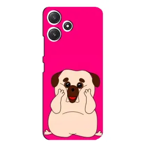 Чехол (ТПУ) Милые собачки для Xiaomi POCO M6 Pro (5G) (Веселый Мопсик)