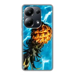 Чохол з зображенням смачної їжі для Xiaomi POCO M6 Pro (Ананас)