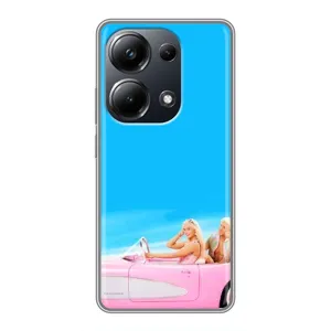 Силиконовый Чехол Барби Фильм на Xiaomi POCO M6 Pro (Барби и Кен)