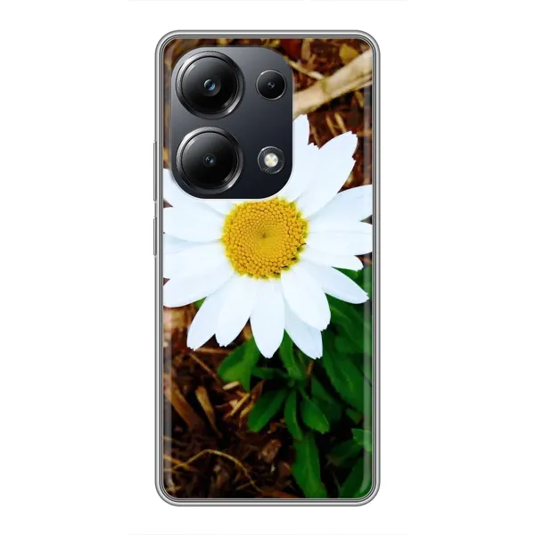 Чехол с рисунком «Белая ромашка» для Xiaomi POCO M6 Pro Чехол с рисунком «Белая ромашка» для Xiaomi POCO M6 Pro