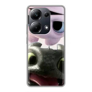 Чохол дракон Беззубик для Xiaomi POCO M6 Pro (Беззубик і Денна Лють)
