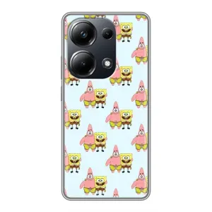 Чехлы с Патриком на Xiaomi POCO M6 Pro (Боб и Патрик)