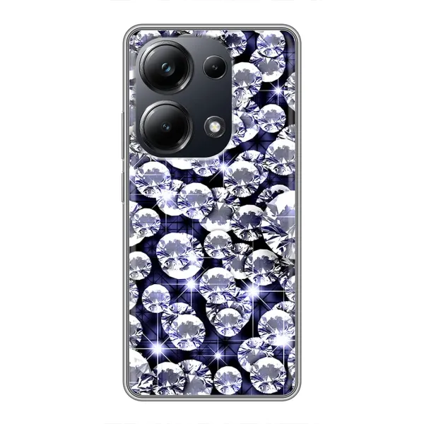 Чехол с рисунком «Бриллианты» для Xiaomi POCO M6 Pro Чехол с рисунком «Бриллианты» для Xiaomi POCO M6 Pro