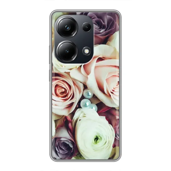 Чехол с рисунком «Букет РОЗ» для Xiaomi POCO M6 Pro Чехол с рисунком «Букет РОЗ» для Xiaomi POCO M6 Pro