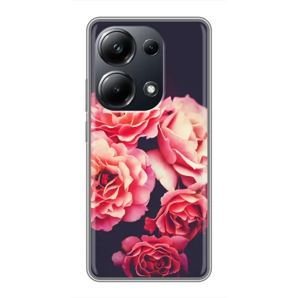 Чехол с рисунком «Бутоны» для Xiaomi POCO M6 Pro Чехол с рисунком «Бутоны» для Xiaomi POCO M6 Pro