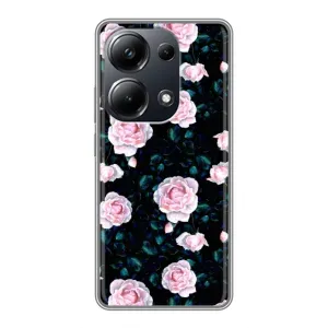Чехлы с принтом Розочки для Xiaomi POCO M6 Pro (Чайные розы)