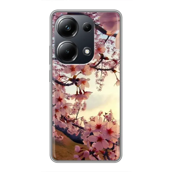 Чехол с рисунком «Цветущая сакура» для Xiaomi POCO M6 Pro Чехол с рисунком «Цветущая сакура» для Xiaomi POCO M6 Pro