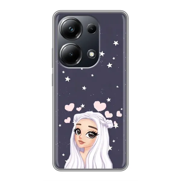 Чехол с рисунком «Девушка и сердечки» для Xiaomi POCO M6 Pro Чехол с рисунком «Девушка и сердечки» для Xiaomi POCO M6 Pro