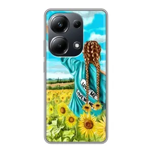 Чохол Стильні дівчата на Xiaomi POCO M6 Pro (Дівчина на полі)