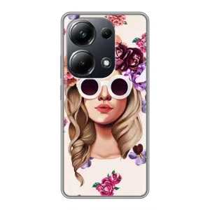 Чохол з картинкою Модні Дівчата Xiaomi POCO M6 Pro (Дівчина в окулярах)