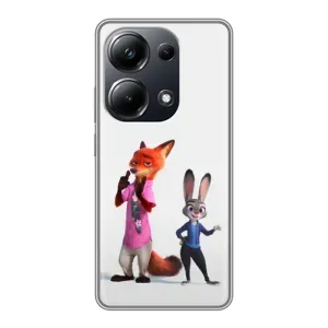 Силіконовий чохол з принтом Зоотрополіс для Xiaomi POCO M6 Pro (Джуді і Нік)