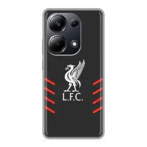 Силиконовые Чехлы принт Футбол на Xiaomi POCO M6 Pro (Эмблема Liverpool)