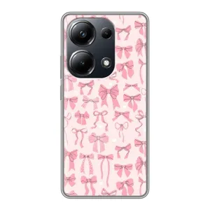 Чохол банти для Xiaomi POCO M6 Pro (Фон бантики)