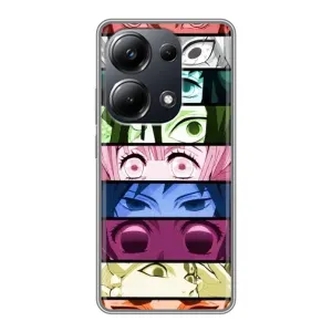 Силіконові чохлі з очіма Anime для Поко М6 Про (Очі Хашира)
