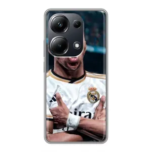 Чехол (TPU) с Футболистом на Xiaomi POCO M6 Pro (Гол Мбаппе)