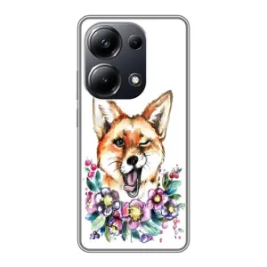 Чехол с Лисичкой для Xiaomi POCO M6 Pro (Хитрая лиса)