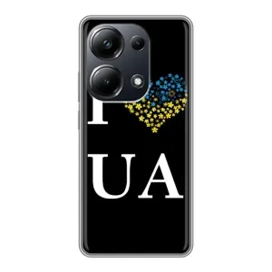 Силиконовый Чехол на Xiaomi POCO M6 Pro (Я-Украина) (I Love UA)