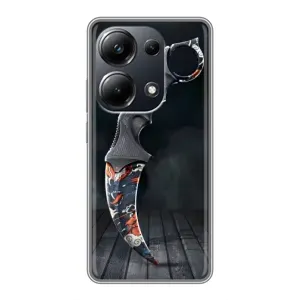 Чехол КИБЕРСПОРТ для Xiaomi POCO M6 Pro (Кинжал КС ГО)