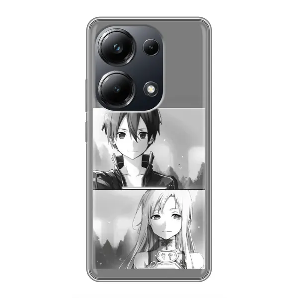 Чехол с рисунком «Кирито-Асуна» для Xiaomi POCO M6 Pro Чехол с рисунком «Кирито-Асуна» для Xiaomi POCO M6 Pro