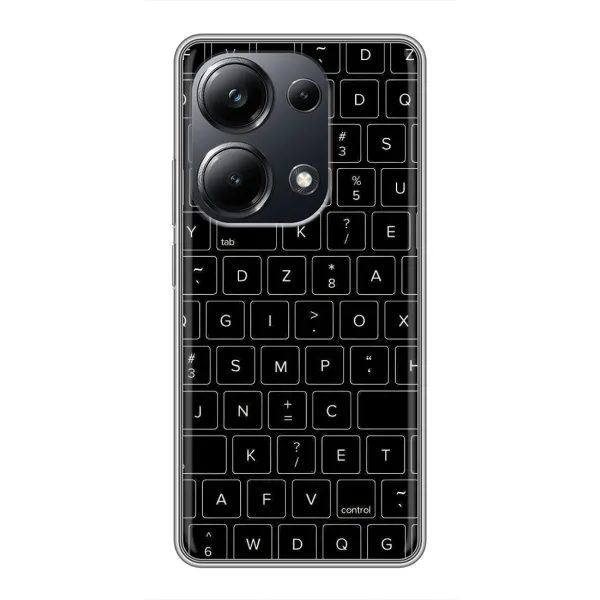 Чехол с рисунком «Клавиатура» для Xiaomi POCO M6 Pro Чехол с рисунком «Клавиатура» для Xiaomi POCO M6 Pro