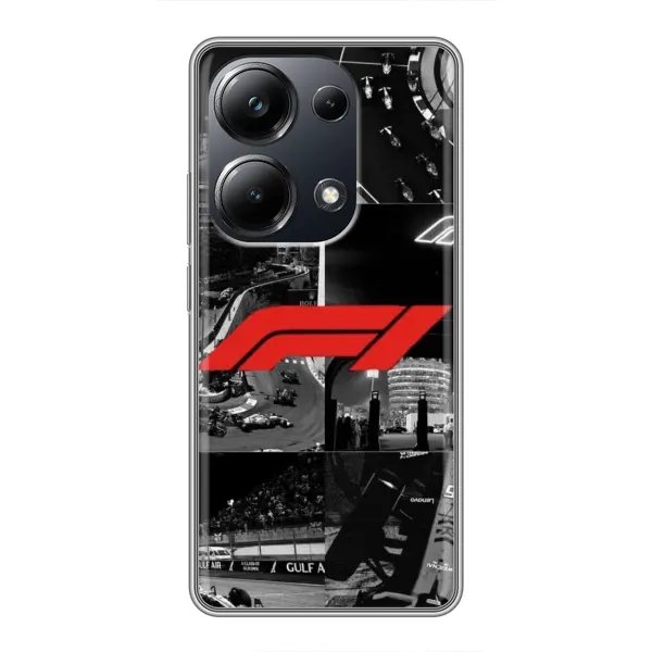 Чехол с рисунком «Коллаж Формула 1» для Xiaomi POCO M6 Pro Чехол с рисунком «Коллаж Формула 1» для Xiaomi POCO M6 Pro