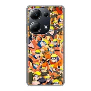 Чохли з принтом НАРУТО на Xiaomi POCO M6 Pro (Коллаж Наруто)