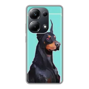Чехол ДОБЕРМАН для Xiaomi POCO M6 Pro (Король доберман)