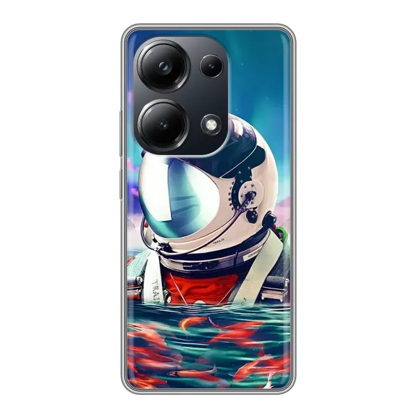 Чехол с рисунком «Космонавт в воде» для Xiaomi POCO M6 Pro Чехол с рисунком «Космонавт в воде» для Xiaomi POCO M6 Pro