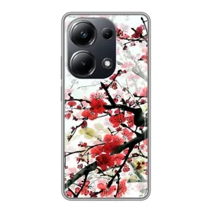 Чехол с принтом САКУРЫ на Xiaomi POCO M6 Pro (Красивая Сакура)