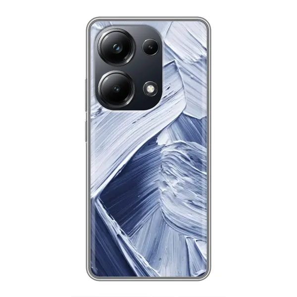 Чехол с рисунком «Краски мазки» для Xiaomi POCO M6 Pro