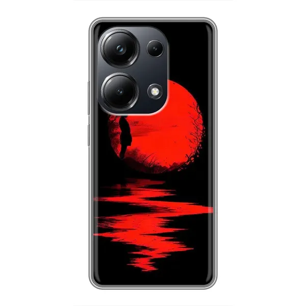 Чехол с рисунком «Красный Закат» для Xiaomi POCO M6 Pro Чехол с рисунком «Красный Закат» для Xiaomi POCO M6 Pro