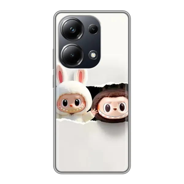 Чохол з малюнком «Фігурки Labubu» для Xiaomi POCO M6 Pro Чохол з малюнком «Фігурки Labubu» для Xiaomi POCO M6 Pro