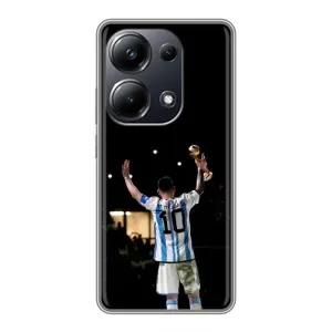 Чехлы Лео Месси Аргентина для Xiaomi POCO M6 Pro (Лео Чемпион)