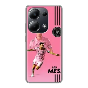 Чехлы Лео Месси в Майами на Xiaomi POCO M6 Pro (Лео в Майами)