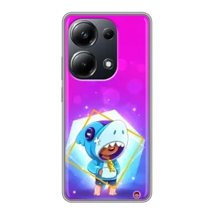 Чохол Бравл Старс для Xiaomi POCO M6 Pro (Леон у костюмі Акули)