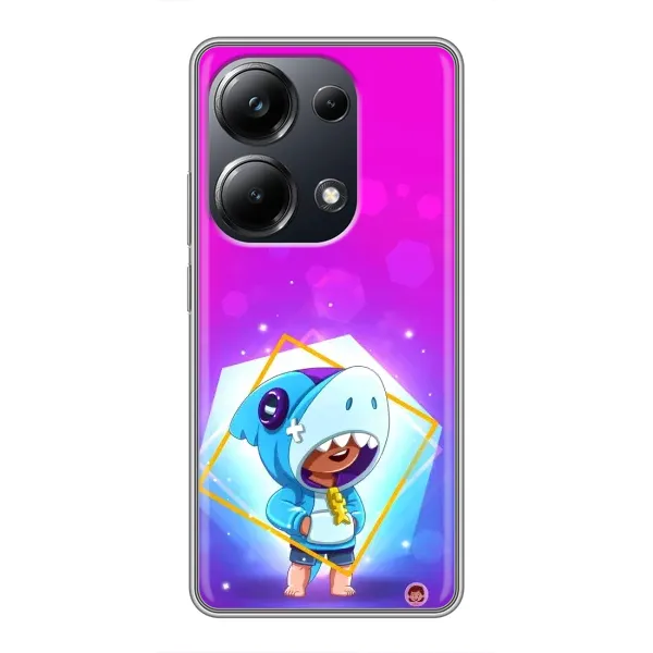 Чехол с рисунком «Леон в костюме Акулы» для Xiaomi POCO M6 Pro