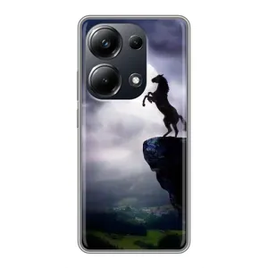 Чехлы с изображением разных животных для Xiaomi POCO M6 Pro (Лошадь)
