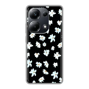 Чехол с ромашками на Xiaomi POCO M6 Pro (Маленькие ромашки)