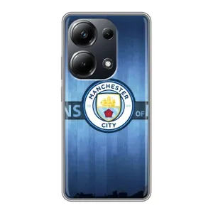 Силиконовые Чехлы принт Футбол на Xiaomi POCO M6 Pro (ManCity)
