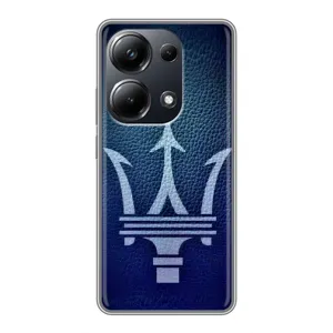 Чехлы с тематикой "Крутые машины" на Xiaomi POCO M6 Pro (Лого Maserati)